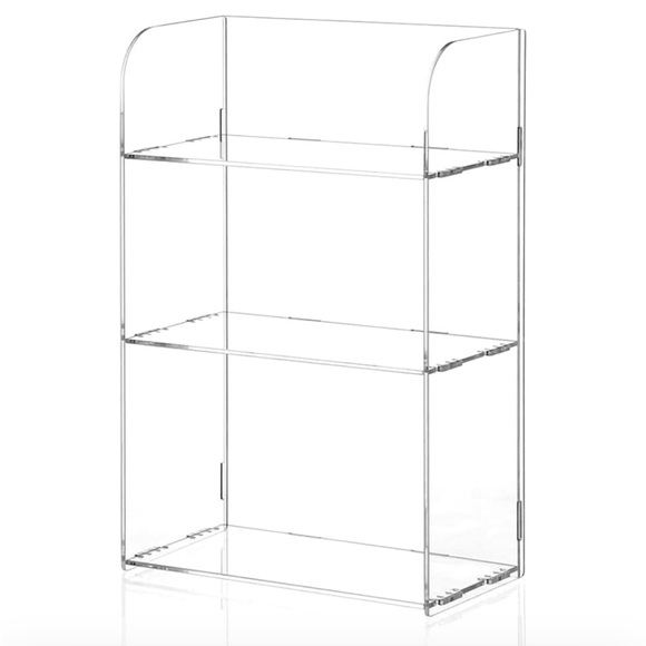 3 tier clear acrylic bathroom organizer - Picture 2 of 8